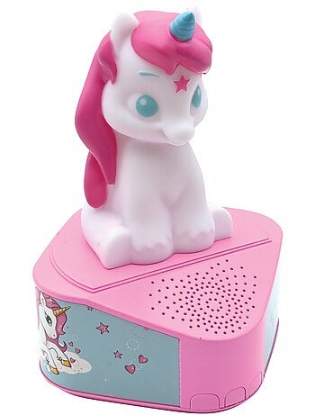 Enceinte Bluetooth avec figurine lumineuse Licorne