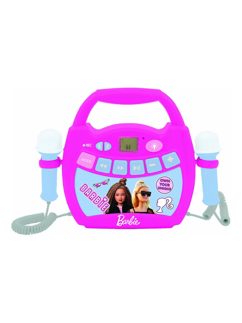 Enceinte Bluetooth Barbie avec micros Rose - Kiabi