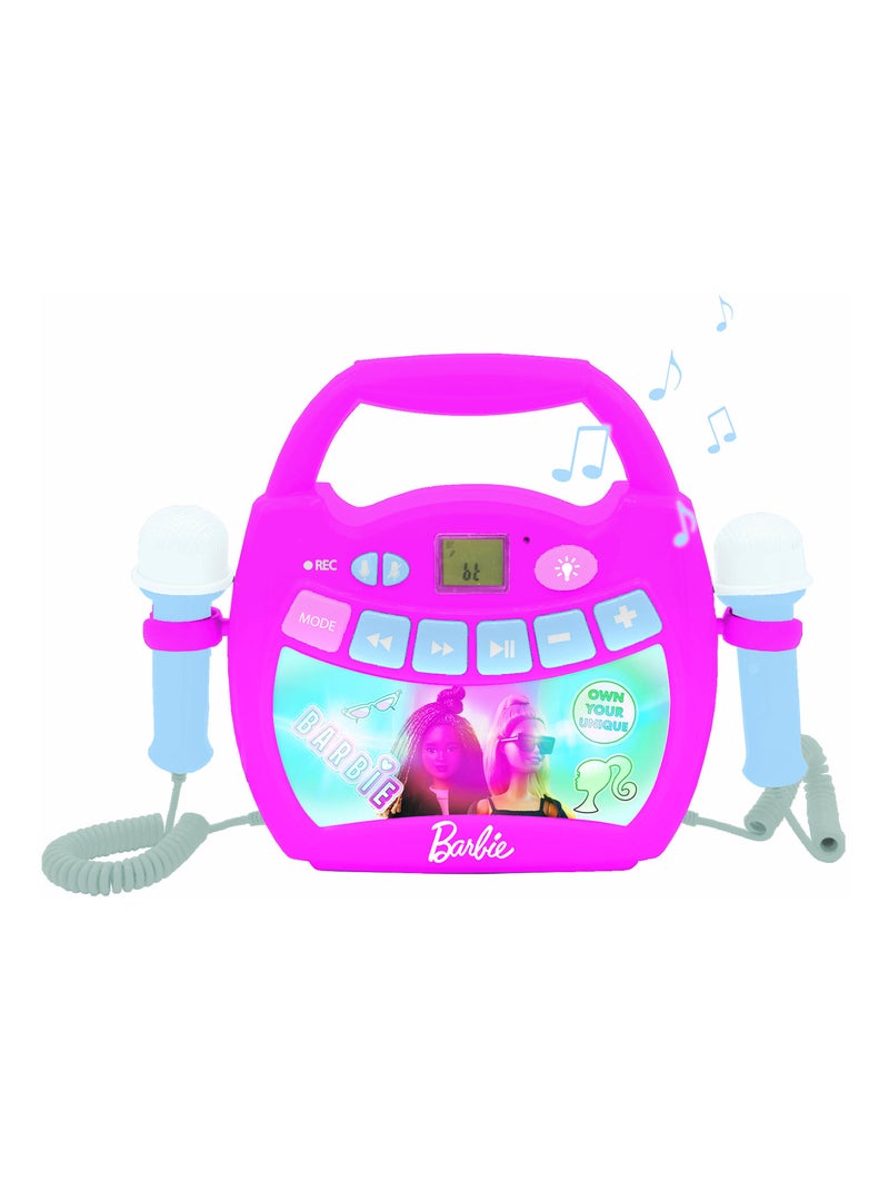 Enceinte Bluetooth Barbie avec micros Rose - Kiabi
