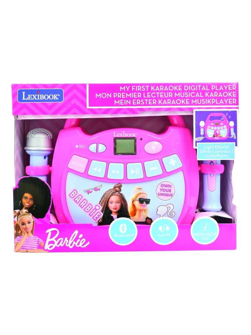 Enceinte Bluetooth Barbie avec micros Rose - Kiabi