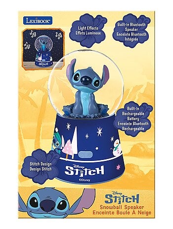 Enceinte Bluetooth Boule à neige Stitch