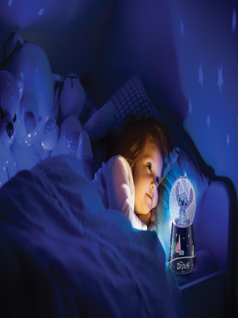 Enceinte Bluetooth Boule à neige Stitch Bleu - Kiabi