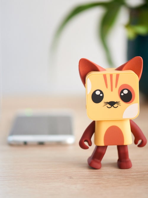 Enceinte Bluetooth Dancing Animal Chat - 3W - Danse en Musique - Mode Stéréo TWS - MOB - Kiabi