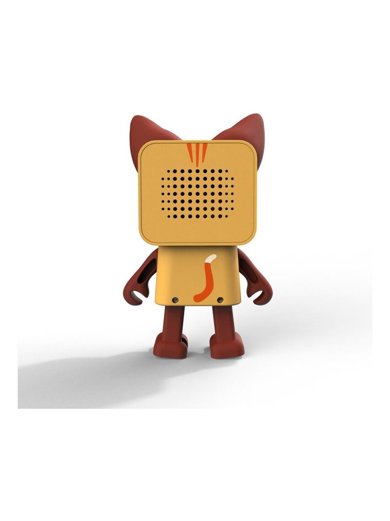 Enceinte Bluetooth Dancing Animal Chat - 3W - Danse en Musique - Mode Stéréo TWS - MOB Orange clair - Kiabi