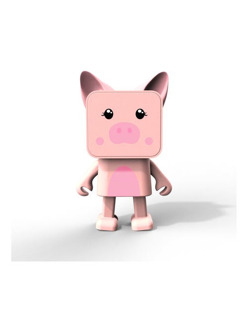 Enceinte Bluetooth Dancing Animal Cochon - 3W - Danse en Musique - Mode Stéréo TWS - MOB - Kiabi