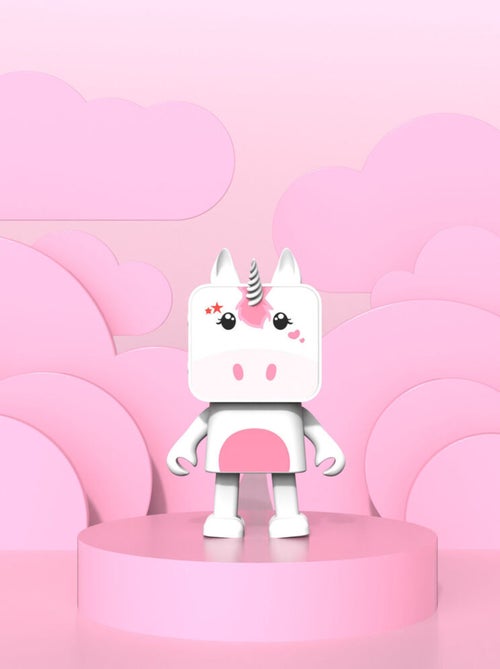 Enceinte Bluetooth Dancing Animal Licorne - 3W - Danse en Musique - Mode Stéréo TWS - MOB - Kiabi