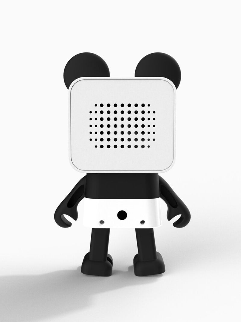 Enceinte Bluetooth Dancing Animal Panda - 3W - Danse en Musique - Mode Stéréo TWS - MOB Blanc Noir - Kiabi