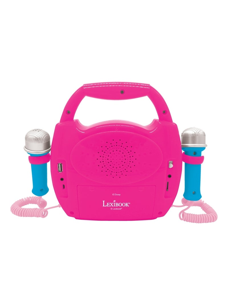 Enceinte Bluetooth Disney Princesse avec micros Rose - Kiabi