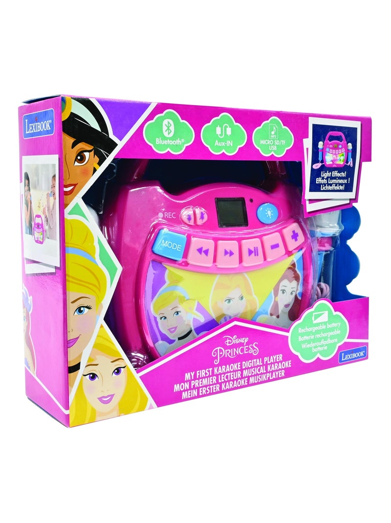 Enceinte Bluetooth Disney Princesse avec micros Rose - Kiabi