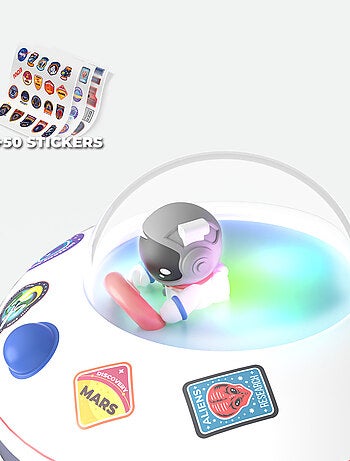 Enceinte Bluetooth et Humidificateur d'Air - Cosmo Bubbly - Veilleuse Design Vaisseau Spatial - MOB