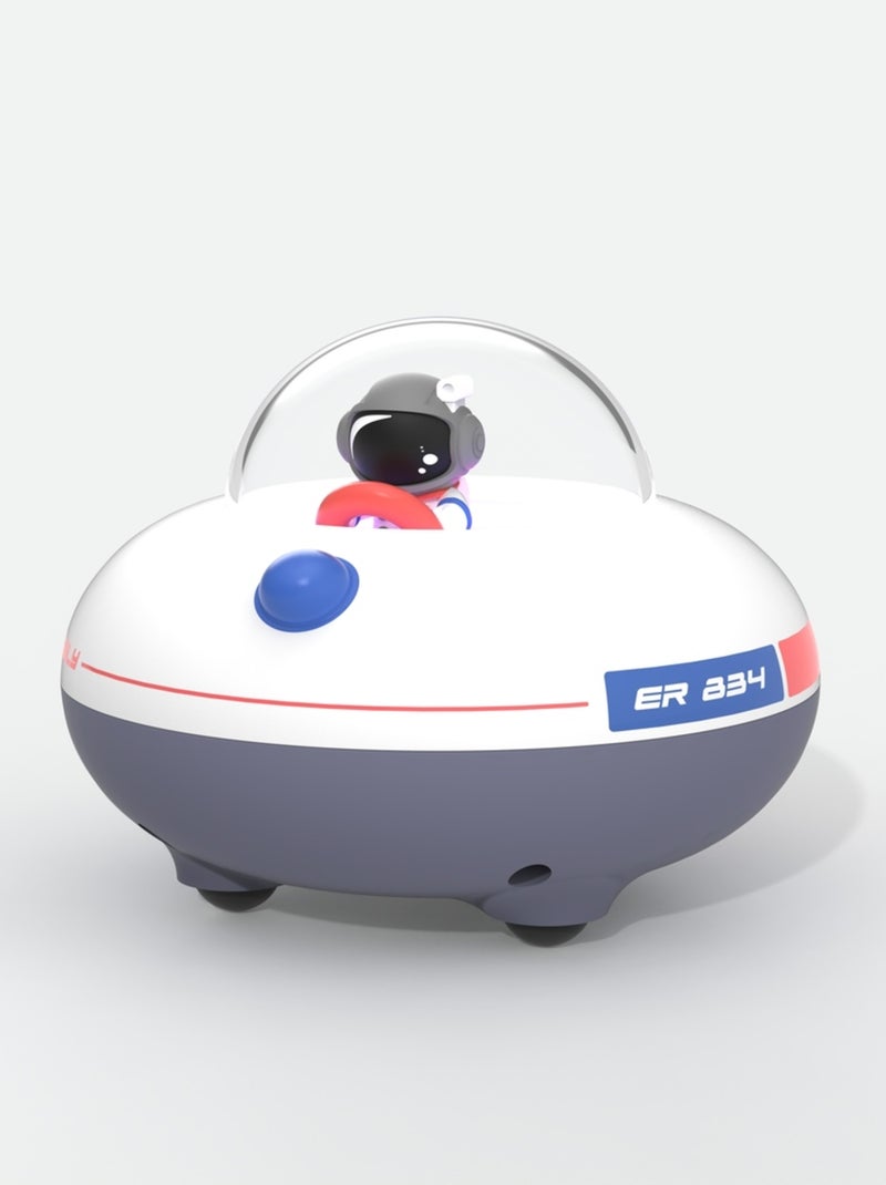 Enceinte Bluetooth et Humidificateur d'Air - Cosmo Bubbly - Veilleuse Design Vaisseau Spatial - MOB Blanc - Kiabi