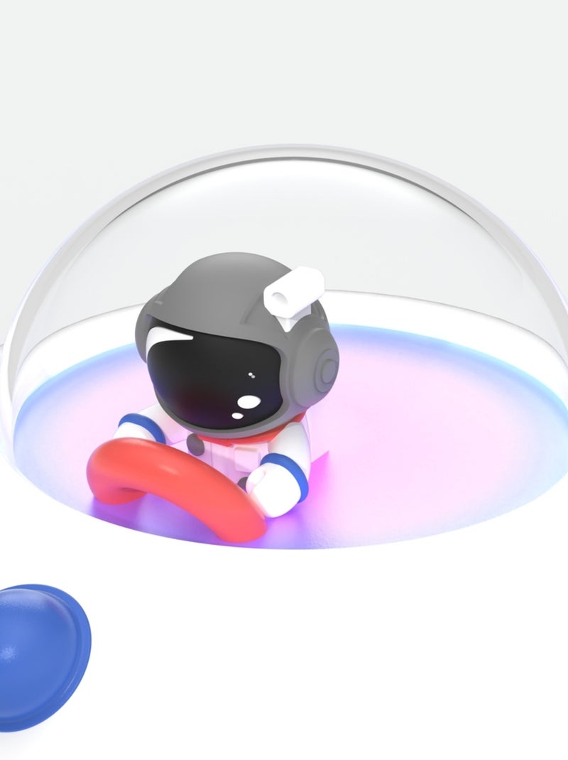 Enceinte Bluetooth et Humidificateur d'Air - Cosmo Bubbly - Veilleuse Design Vaisseau Spatial - MOB Blanc - Kiabi