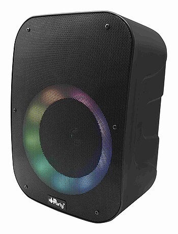 Enceinte Bluetooth iParty avec micro et effets lumineux multicolores