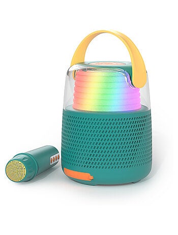 Enceinte Bluetooth KS-80 - Karaoke avec Micro Sans Fil et changeurs de voix - MOB