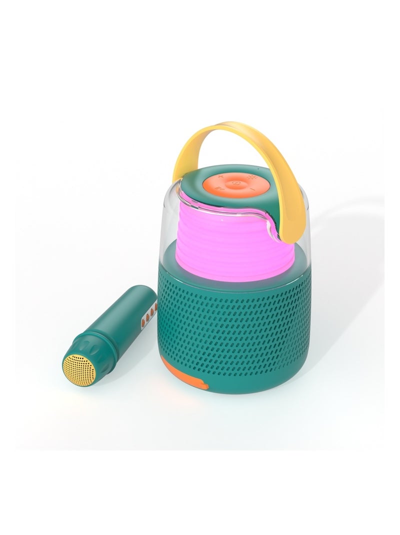 Enceinte Bluetooth KS-80 - Karaoke avec Micro Sans Fil et changeurs de voix - MOB Bleu Multicolore - Kiabi