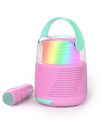 Enceinte Bluetooth KS-80 - Karaoke avec Micro Sans Fil et changeurs de voix - MOB
