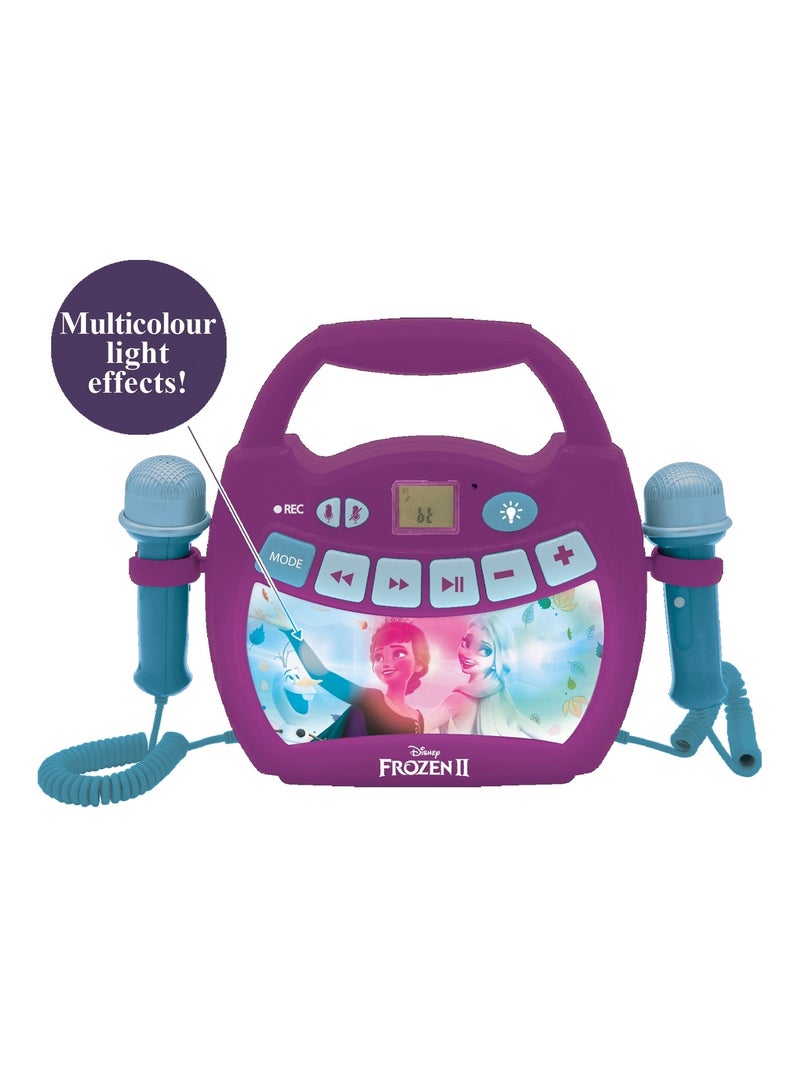 Enceinte Bluetooth La Reine des Neiges avec Micros Violet - Kiabi
