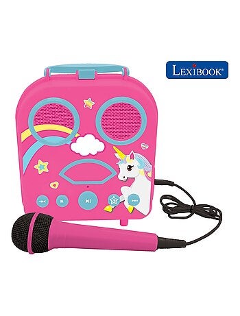 Enceinte Bluetooth licorne avec micros
