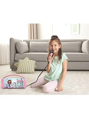 Enceinte Bluetooth Lumineuse avec Micro Gabby et la Maison Magique