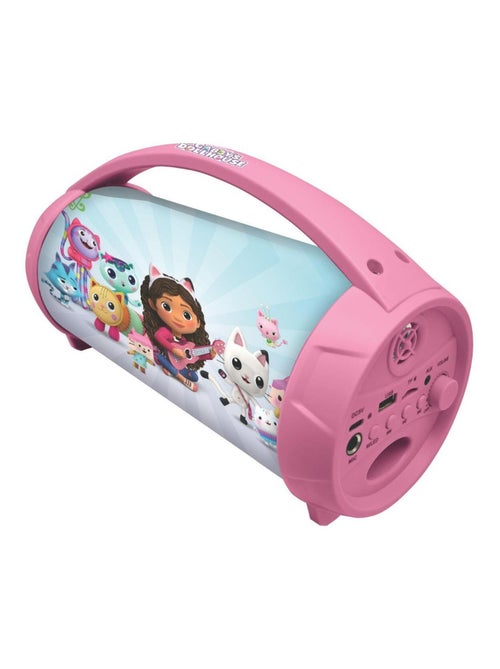 Enceinte Bluetooth Lumineuse avec Micro Gabby et la Maison Magique - Kiabi Enceinte Bluetooth Lumineuse avec Micro Gabby et la Maison Magique - Kiabi