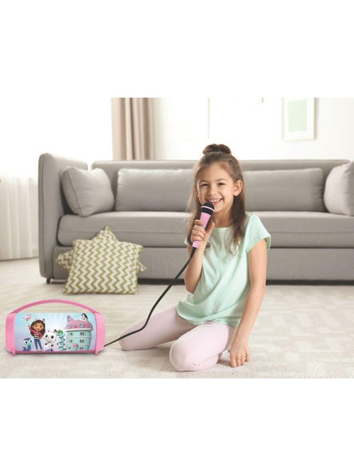 Enceinte Bluetooth Lumineuse avec Micro Gabby et la Maison Magique - Kiabi Enceinte Bluetooth Lumineuse avec Micro Gabby et la Maison Magique - Kiabi