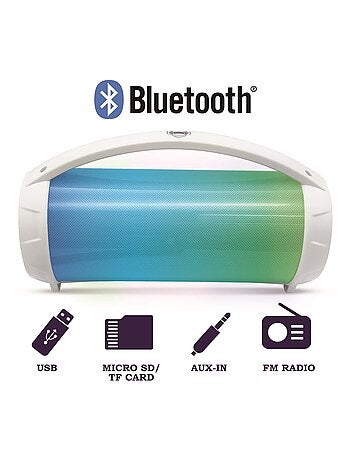 Enceinte Bluetooth Lumineuse avec Micro iParty