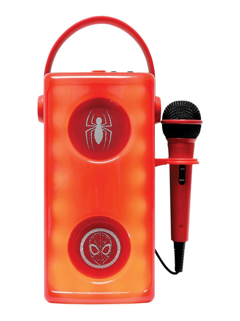 Enceinte Bluetooth lumineuse  avec micro Spiderman N/A - Kiabi