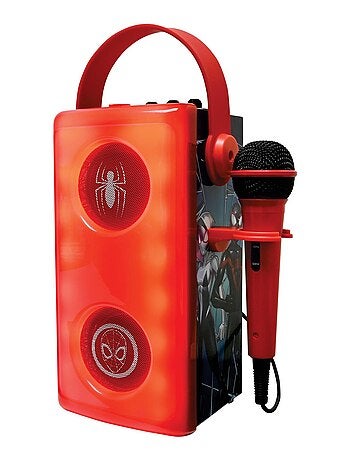 Enceinte Bluetooth lumineuse avec micro Spiderman