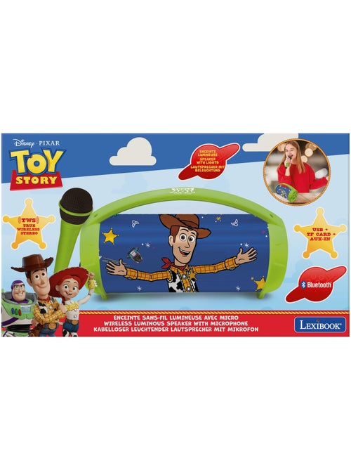 Enceinte Bluetooth Lumineuse avec Micro Toy Story - Kiabi Enceinte Bluetooth Lumineuse avec Micro Toy Story - Kiabi