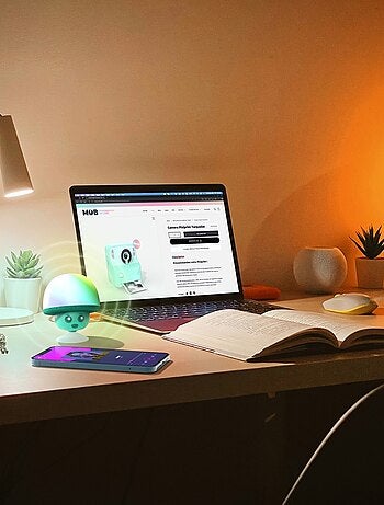 Enceinte Bluetooth Mega Mush – Mini Champignon 3W avec Lumières LED & Ventouse - MOB