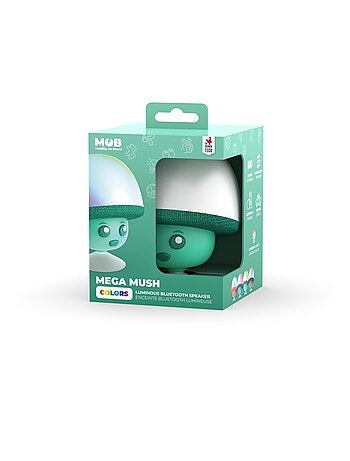 Enceinte Bluetooth Mega Mush – Mini Champignon 3W avec Lumières LED & Ventouse - MOB