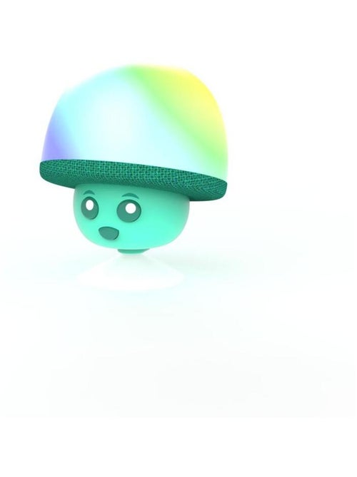 Enceinte Bluetooth Mega Mush – Mini Champignon 3W avec Lumières LED & Ventouse - MOB - Kiabi