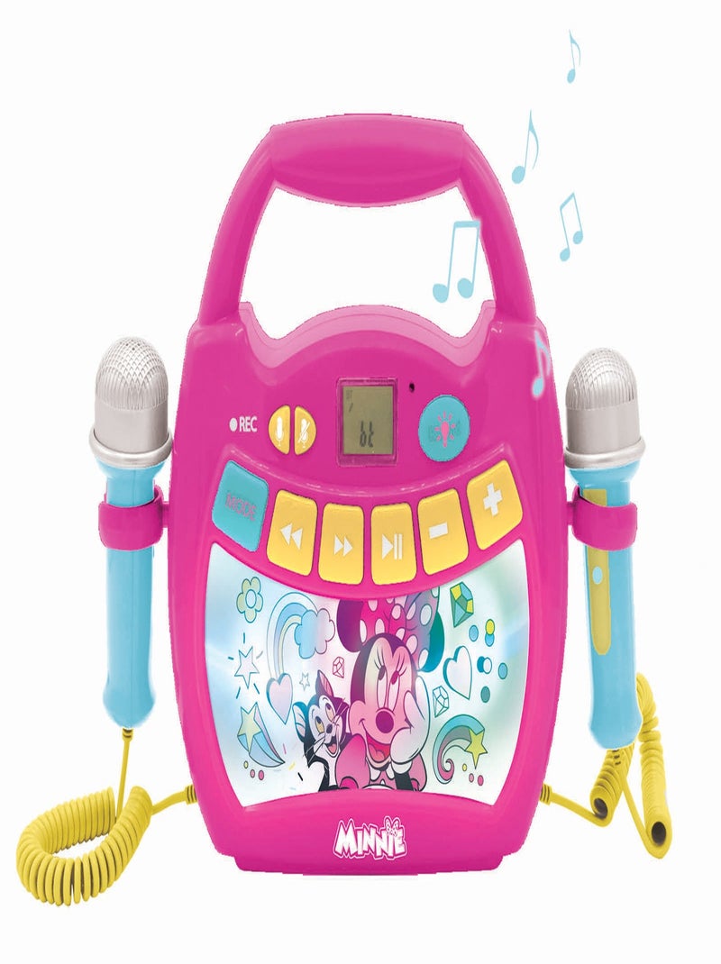 Enceinte Bluetooth Minnie Mouse avec Micros Rose - Kiabi