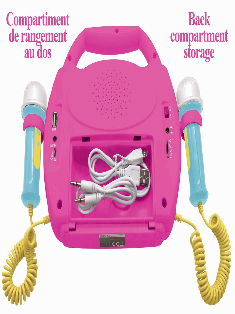 Enceinte Bluetooth Minnie Mouse avec Micros Rose - Kiabi