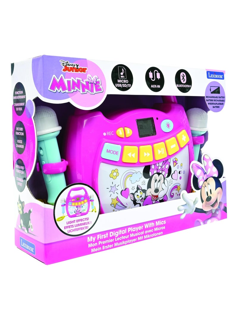 Enceinte Bluetooth Minnie Mouse avec Micros Rose - Kiabi