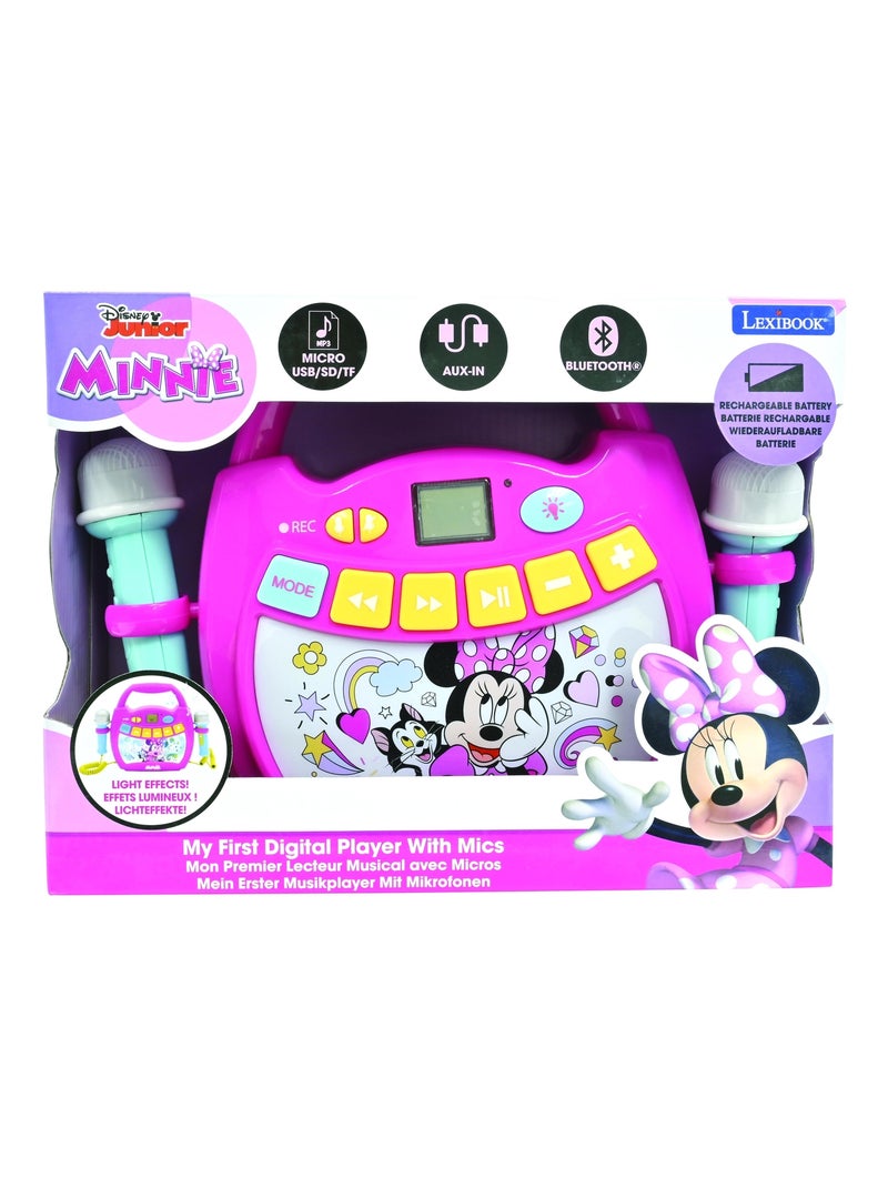 Enceinte Bluetooth Minnie Mouse avec Micros Rose - Kiabi
