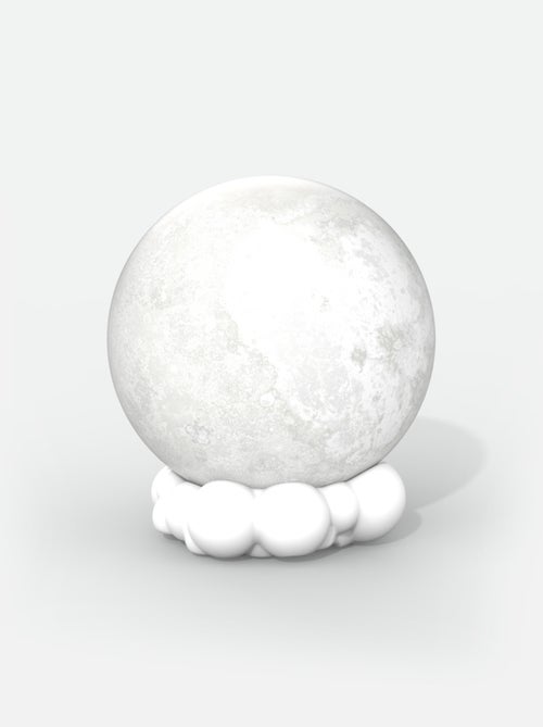 Enceinte Bluetooth MOONY - Lampe Lune Lumineuse avec Son Puissant - Changement de Couleur - MOB - Kiabi