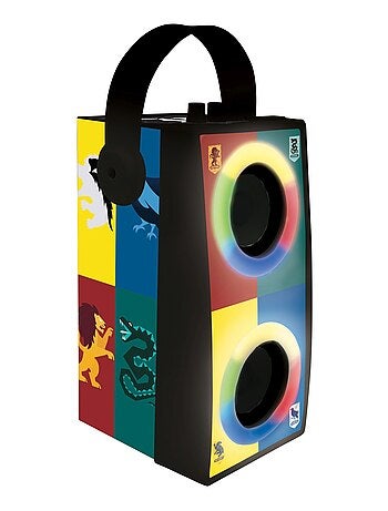 Enceinte Bluetooth portable avec micro et effets lumineux Harry Potter