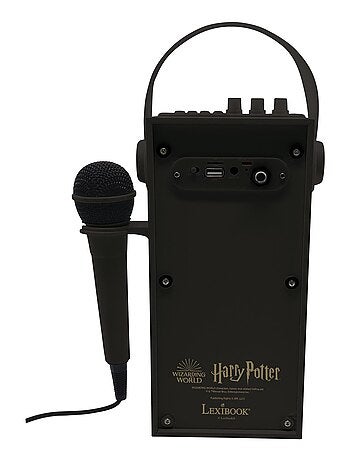 Enceinte Bluetooth portable avec micro et effets lumineux Harry Potter