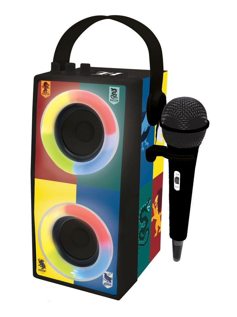 Enceinte Bluetooth portable avec micro et effets lumineux Harry Potter Noir - Kiabi
