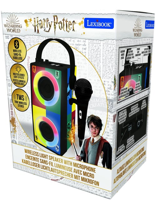 Enceinte Bluetooth portable avec micro et effets lumineux Harry Potter - Kiabi
