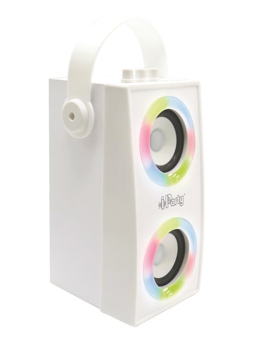 Enceinte Bluetooth portable avec micro et effets lumineux iParty - Kiabi