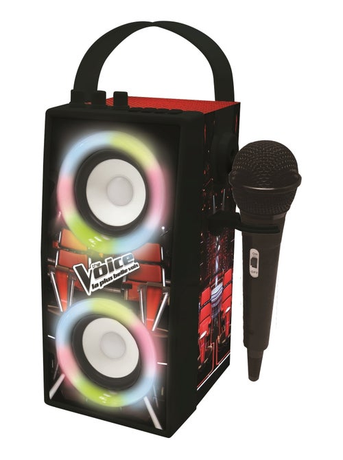 Enceinte Bluetooth portable avec micro et effets lumineux The Voice - Kiabi