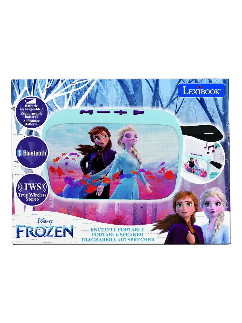 Enceinte Bluetooth portable Disney La Reine des Neiges Bleu - Kiabi