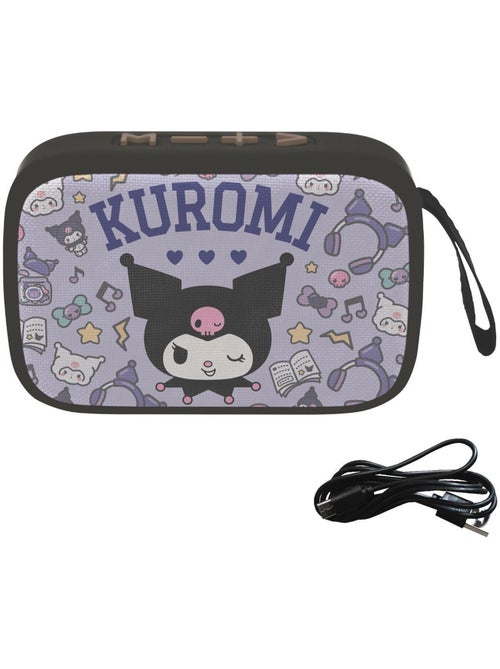 Enceinte bluetooth portable kuromi - Kiabi