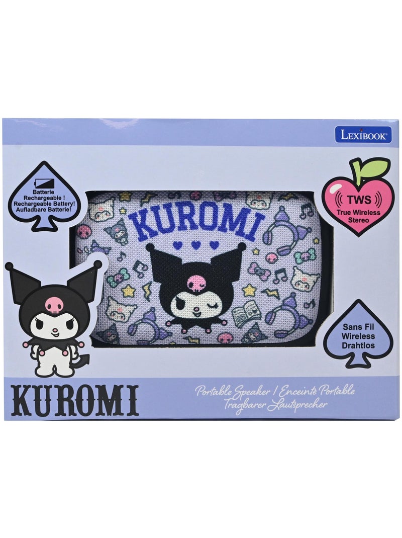 Enceinte bluetooth portable kuromi Violet - Kiabi
