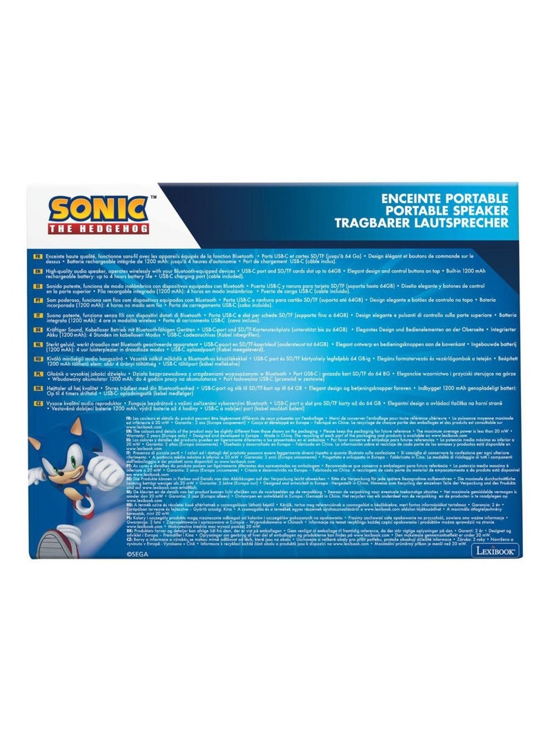 Enceinte Bluetooth portable Sonic Bleu - Kiabi