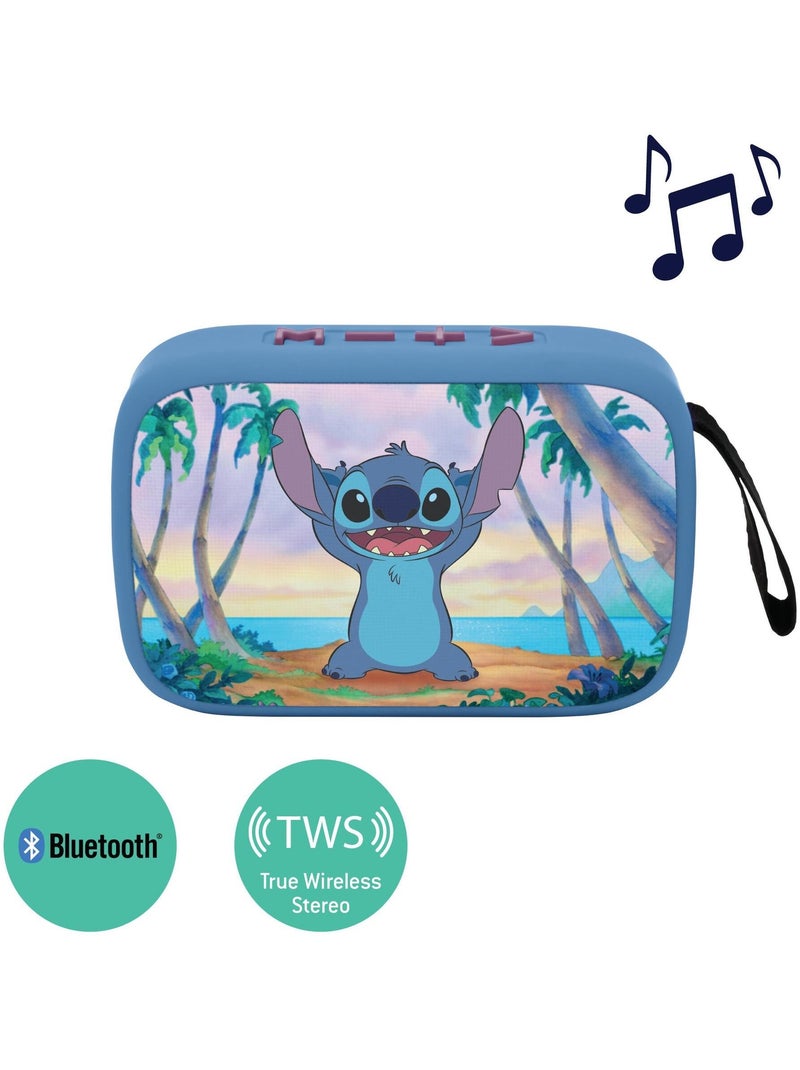Enceinte Bluetooth portable Stitch Bleu - Kiabi