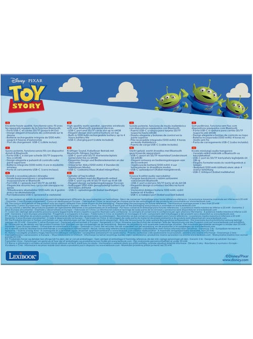Enceinte Bluetooth Portable Toy Story - Kiabi Enceinte Bluetooth Portable Toy Story - Kiabi
