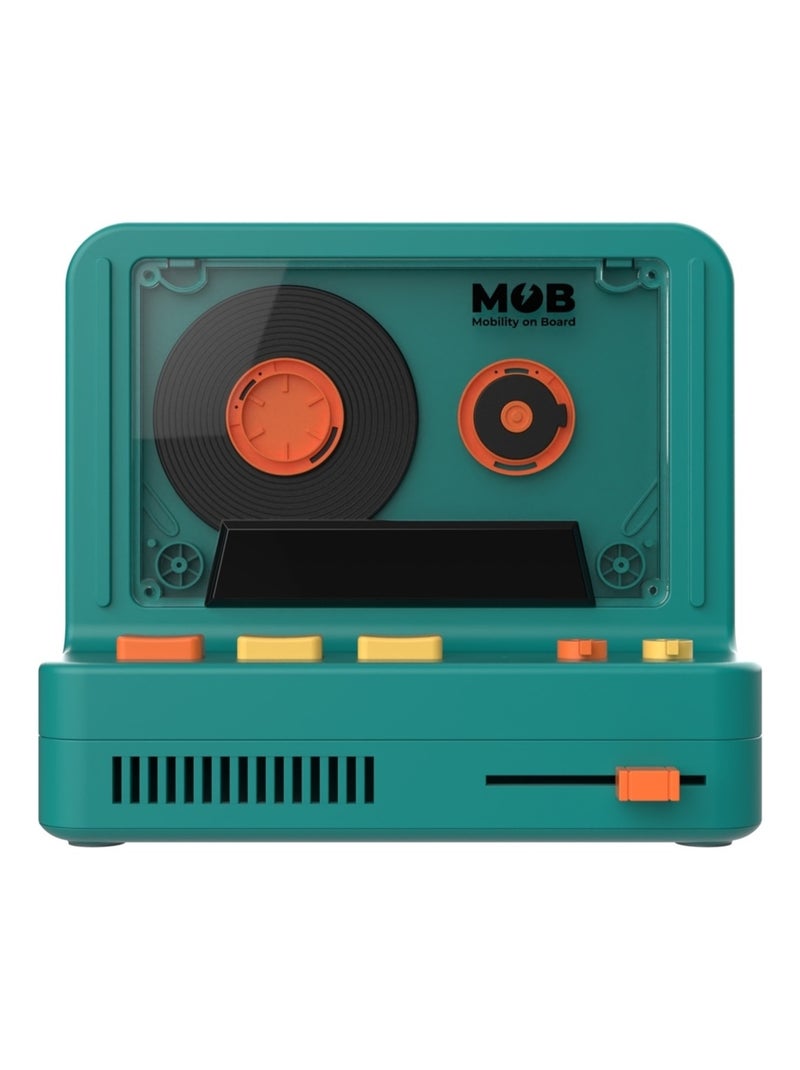 Enceinte Bluetooth Rétro RS-80 - Design Années 80 - Son Puissant 5W - Autonomie 12h - MOB Bleu - Kiabi